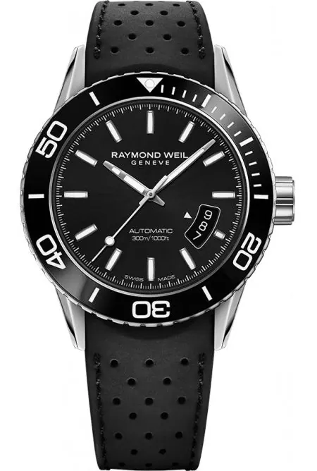 Freelancer Steel Black RubberStrap 2760-SR1-20001