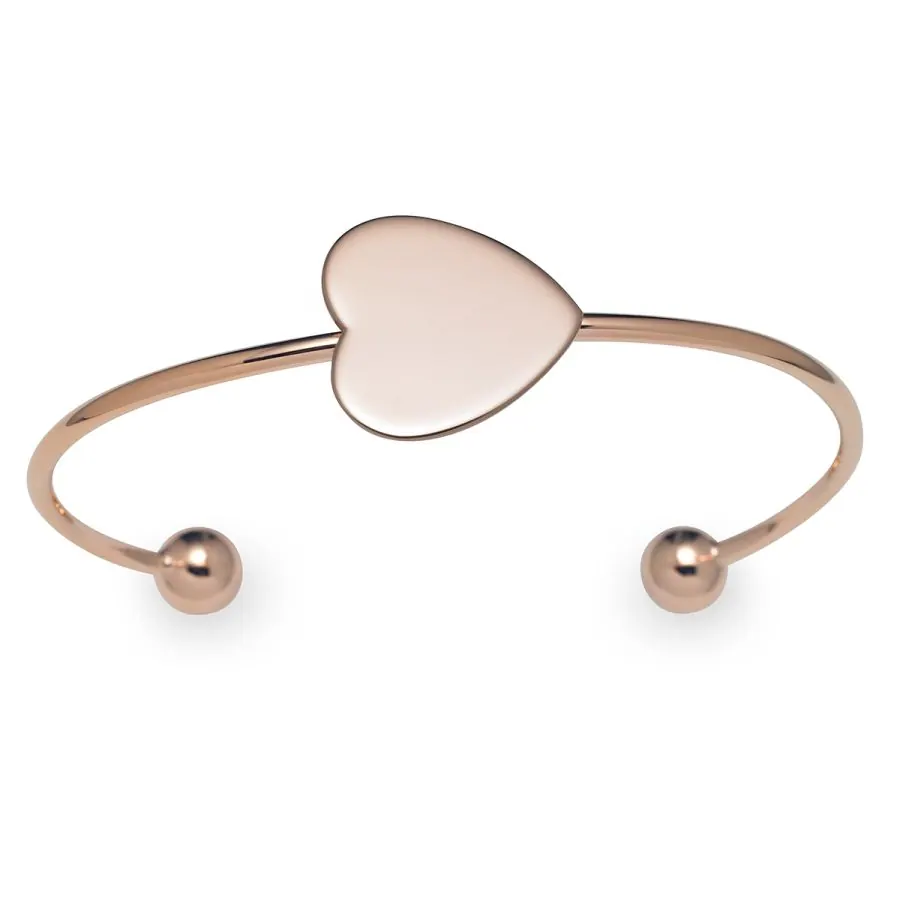 SBR/8104/P
Legère sterling cuff bracelet heart top
