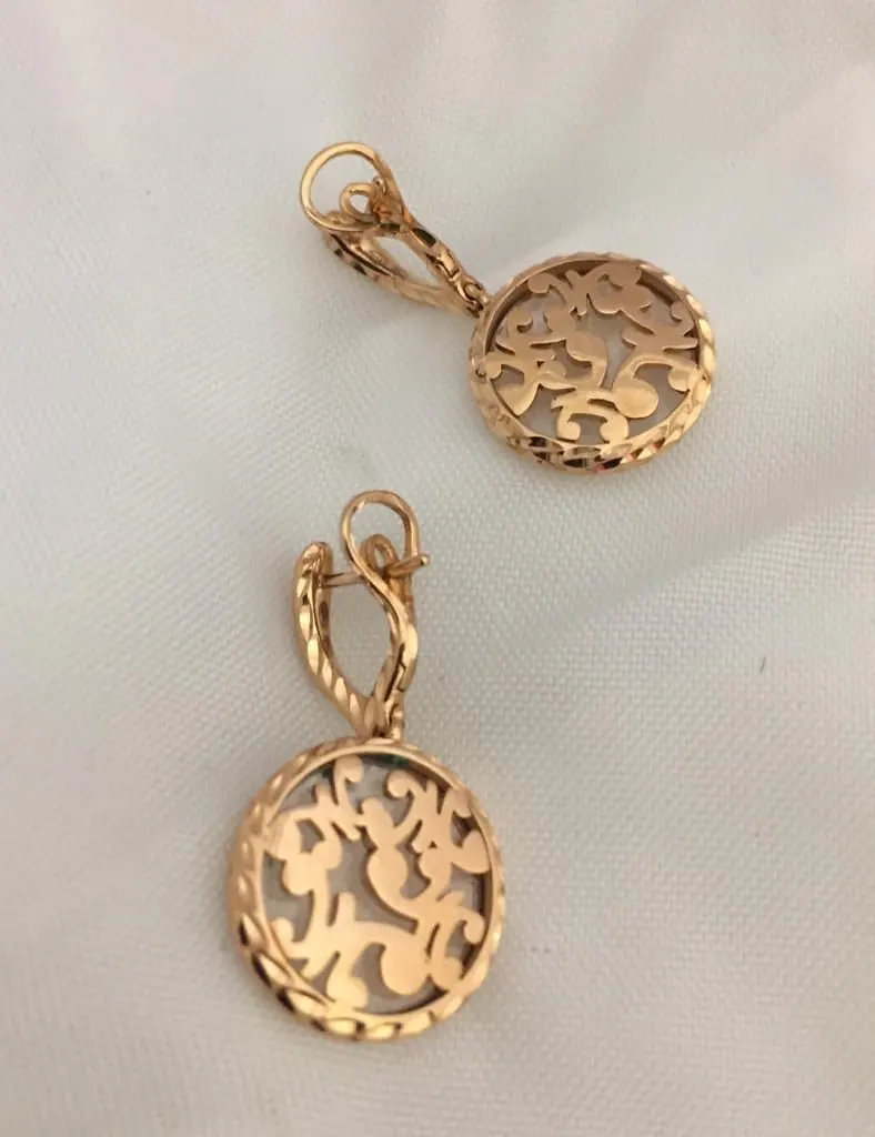 LUNA EARRINGS KR1416PG 
18k Pink Gold view 2