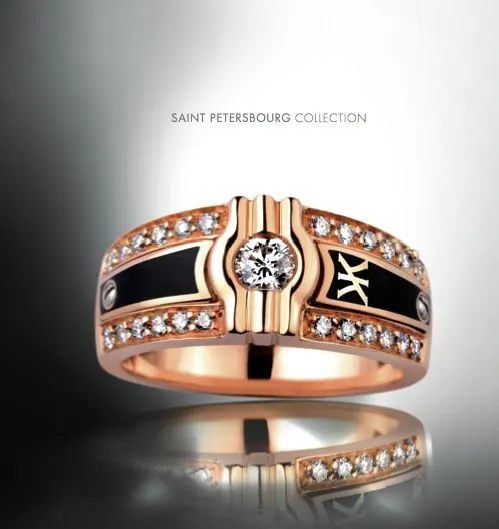 SAINT PETERSBOURG DIAMOND RING
18k Pink Gold view 2