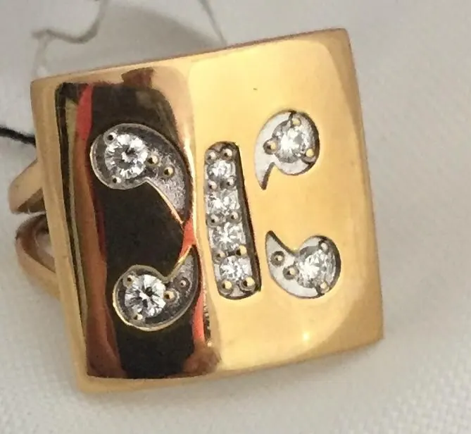 KORLOFF PEPITE DIAMOND RING CA12PG
18K Pink  Gold